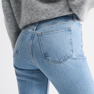 Abercrombie and Fitch ultra high rise straight jeans